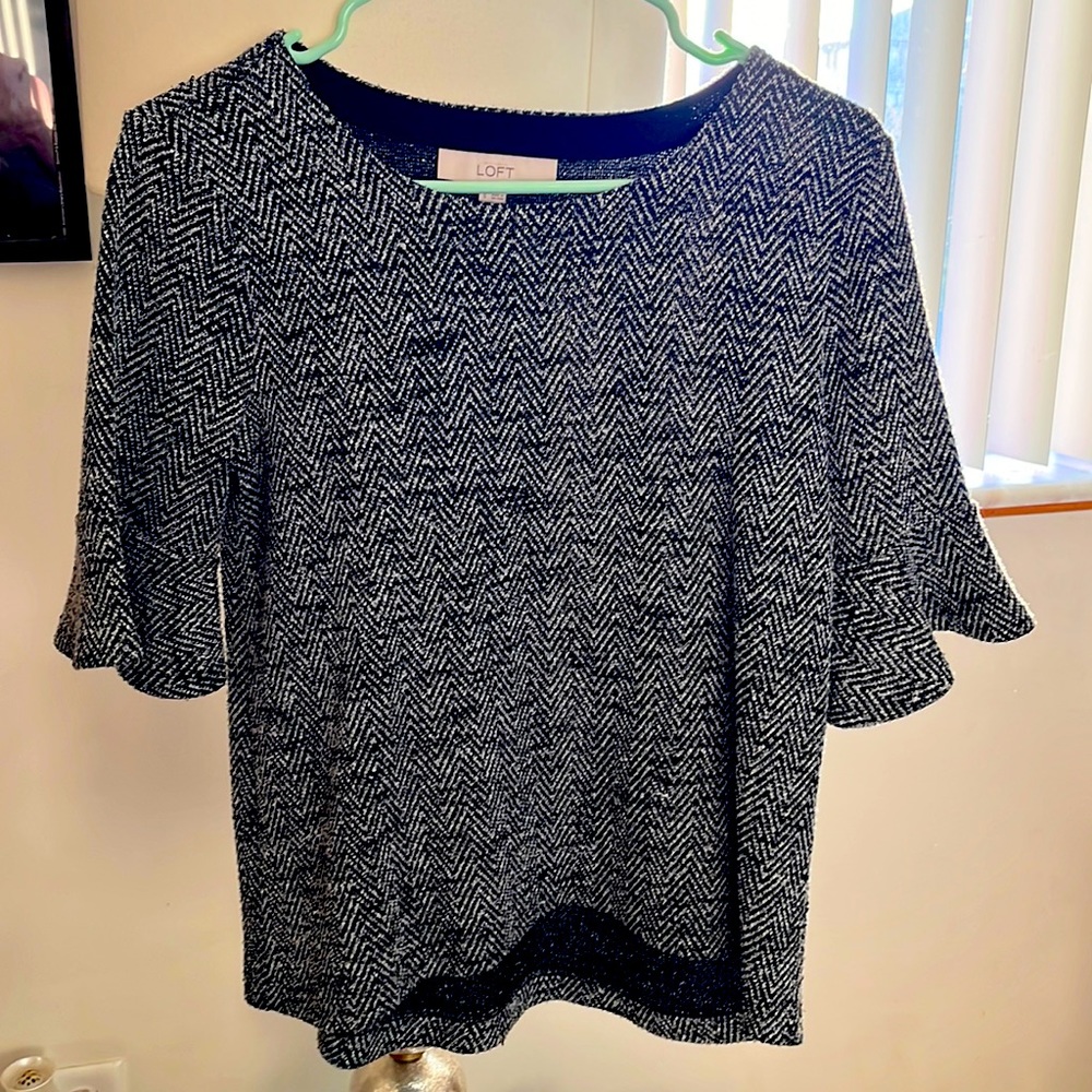 Chevron Loft Top